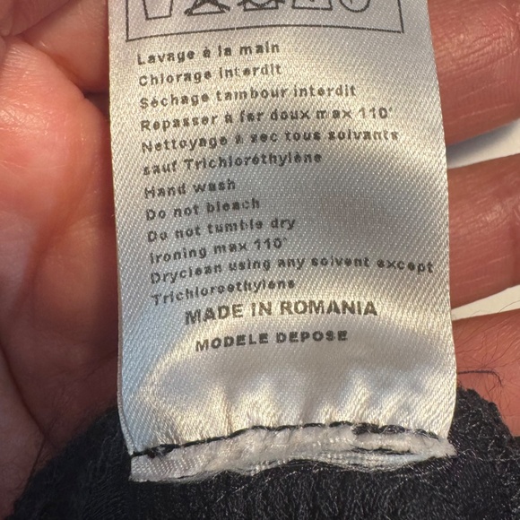 Maje A-Line Dress Size 1 / Small in Navy Blue - Picture 2 of 2